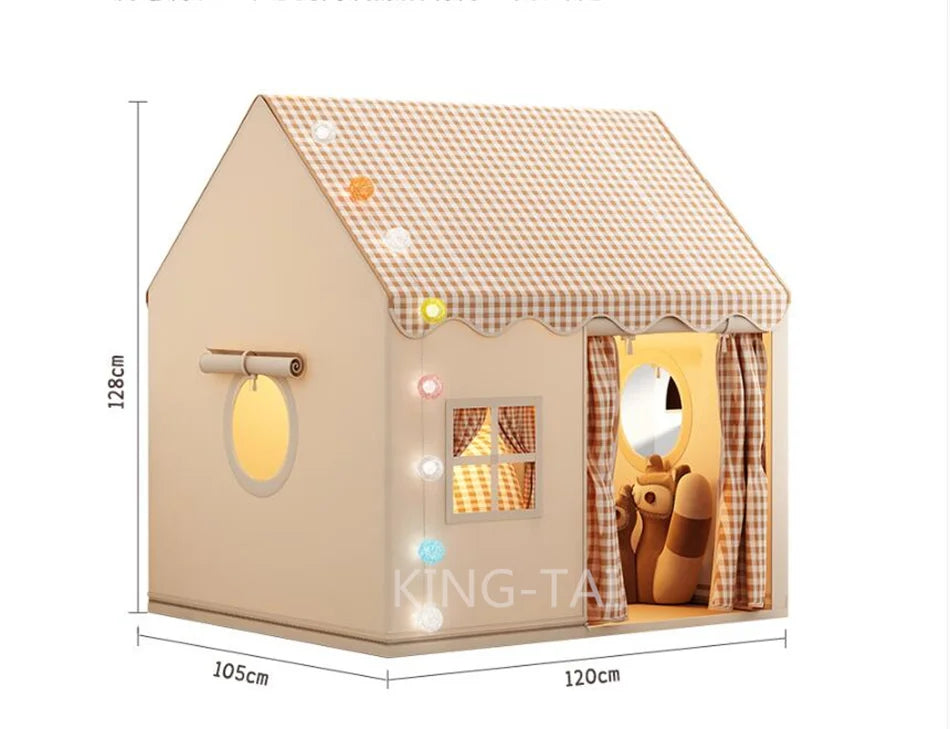Princess Castle Play Tent for Kids | Indoor Folding Playhouse