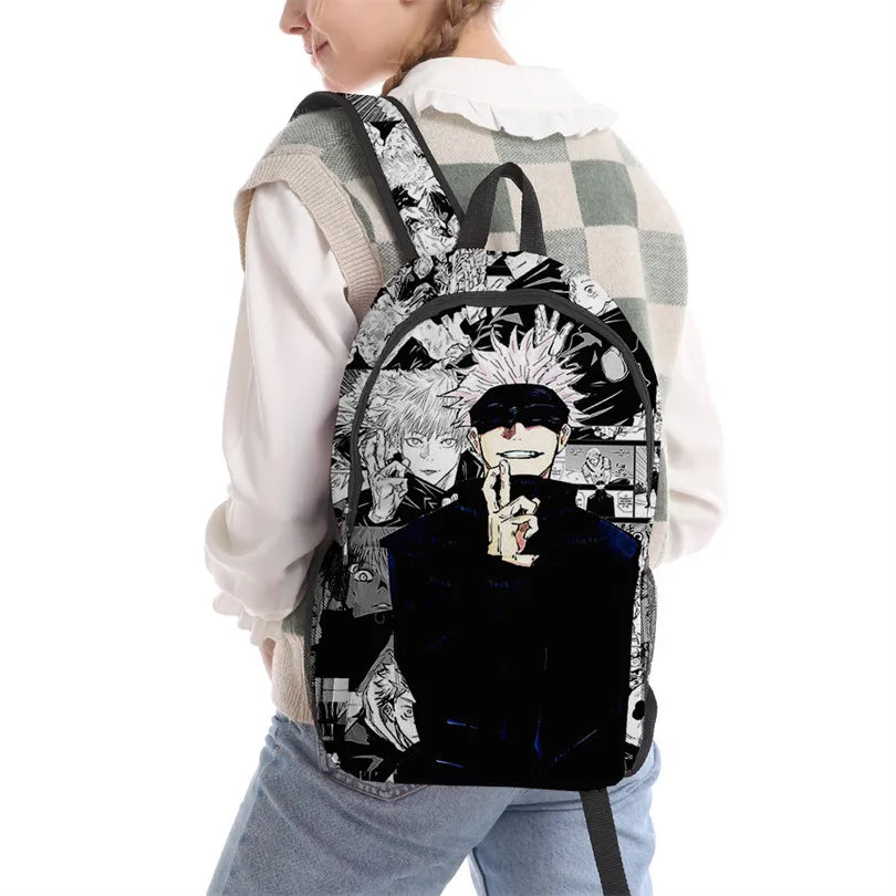 Anime-Inspired School Backpack for Teens | Laptop & Travel Bag