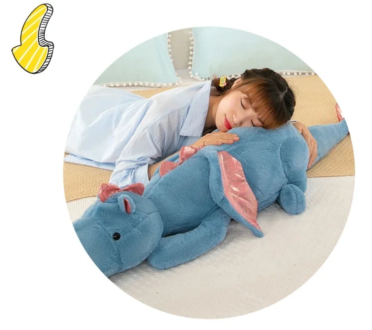 150cm Flying Dragon Plush Dinosaur Pillow | Perfect Gift for Kids