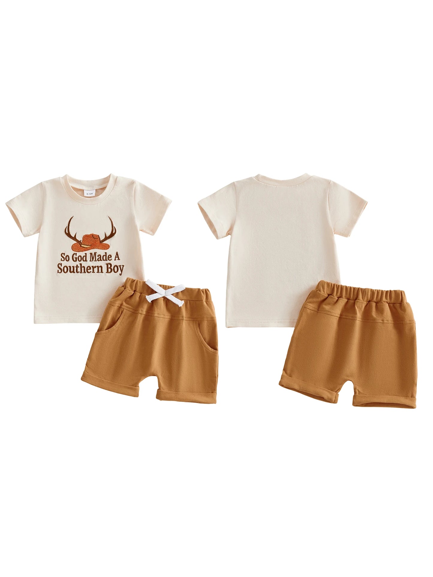 Baby Girls Floral Ruffle Sleeve Romper & Shorts Set | Adorable Style