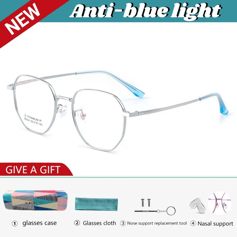 Retro Anti-Blue Light Eyeglasses for Women | Stylish and Customizable