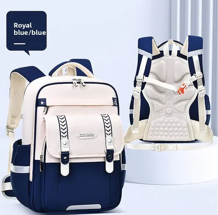 Waterproof Boys Spine Protection Schoolbag | Large Capacity Kids Bag