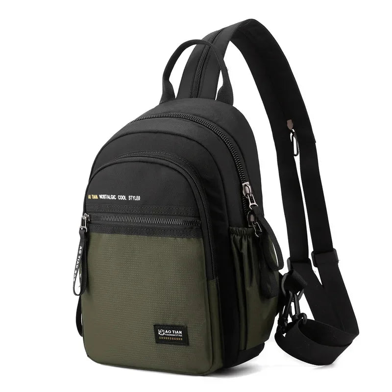 Casual Men's Multi-Functional Shoulder Bag | Perfect Travel Companion