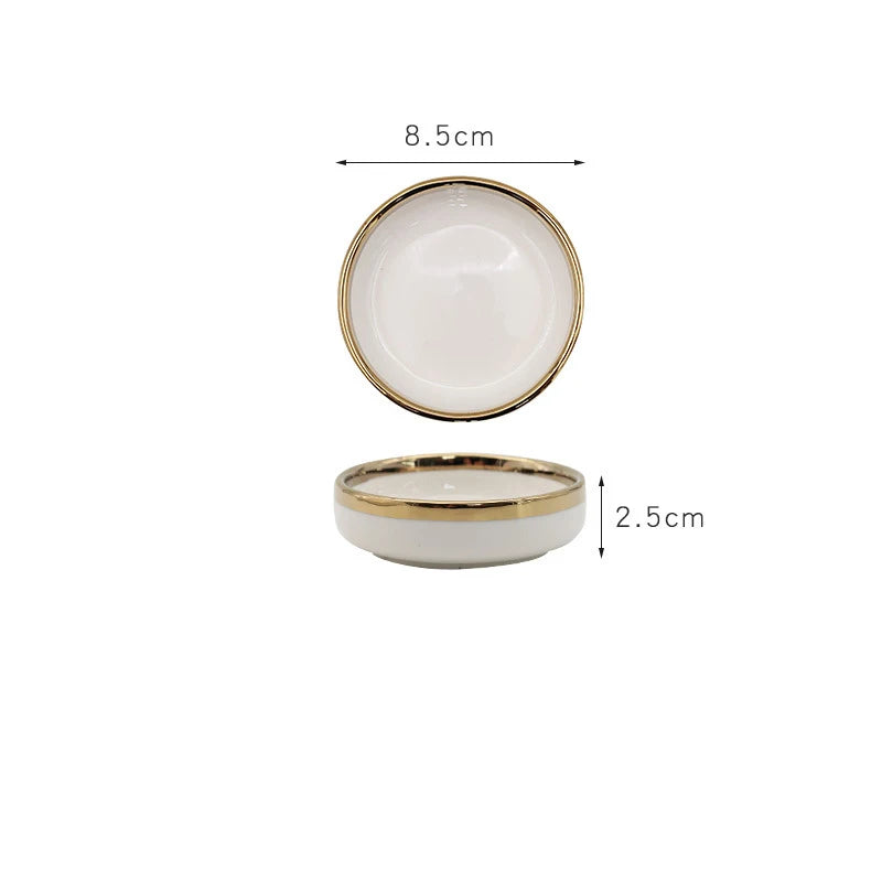 Elegant Ceramic Small Dishes for Sauces | Perfect Dining Accessory