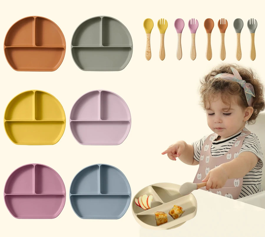 Silicone Baby Dinnerware Set | Safe & Fun Feeding Essentials