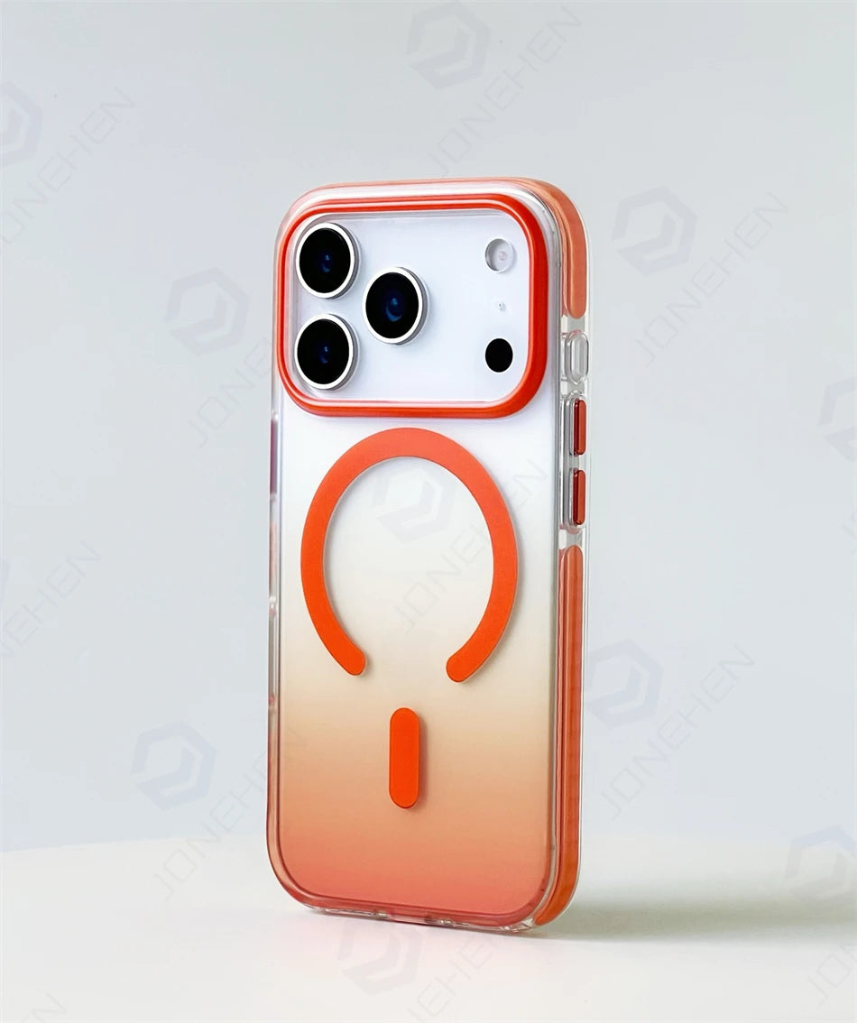 Luxury Gradient Magnetic Shockproof Case for iPhone 14-17 Pro Max