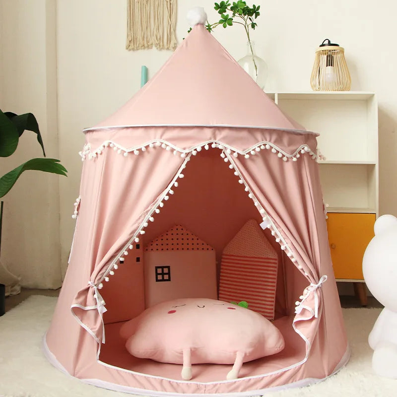 Large Folding Toy Tent for Kids | Perfect Playhouse Castle