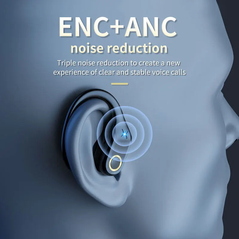 ANC Wireless Earphones with Bluetooth 5.3 and Noise Cancellation