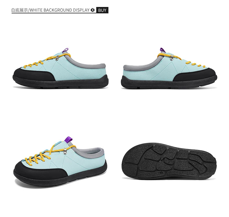 Men's Backless Slip-On Casual Sports Shoes | Comfortable & Stylish