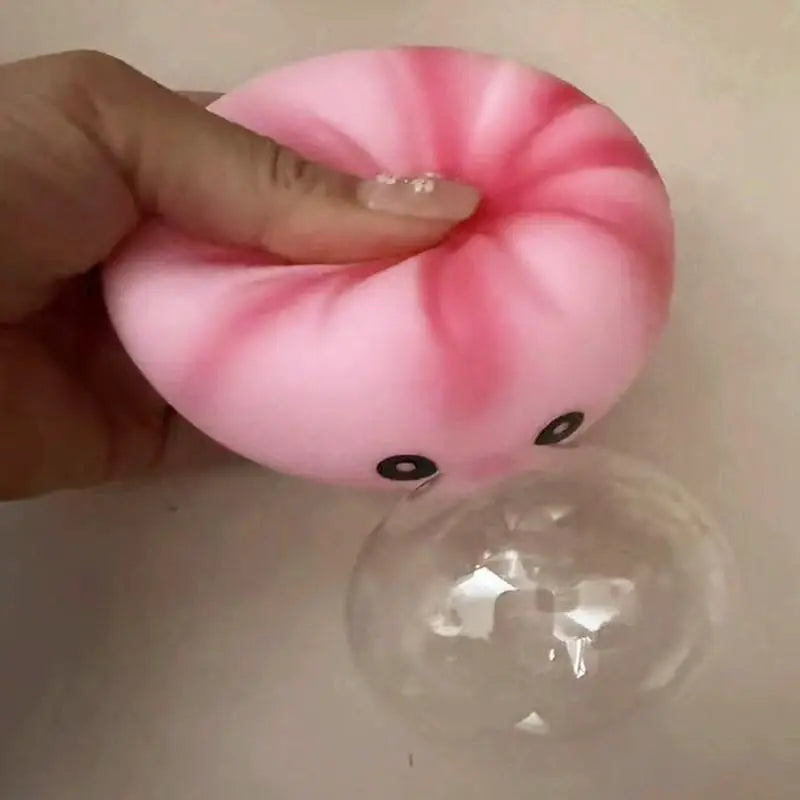 Cute Bubble Spitting Dumpling Squishy Slow Rebound Stress Relief Squeeze Fidget Toy