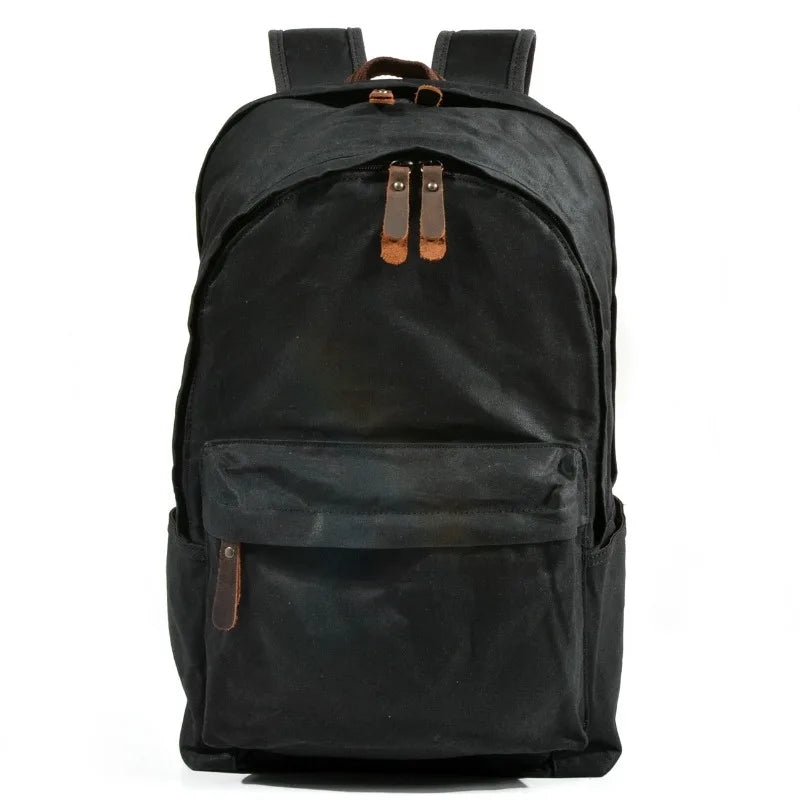 Waterproof Oil Wax Canvas Daypack | Versatile Unisex Rucksack