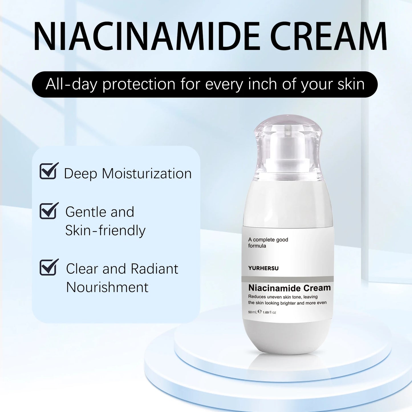 Niacinamide Face Cream | Minimize Pores & Hydrate Oily Skin
