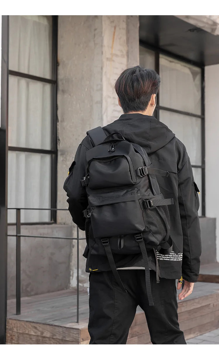 Functional Large Capacity Men's Backpack for Travel and School