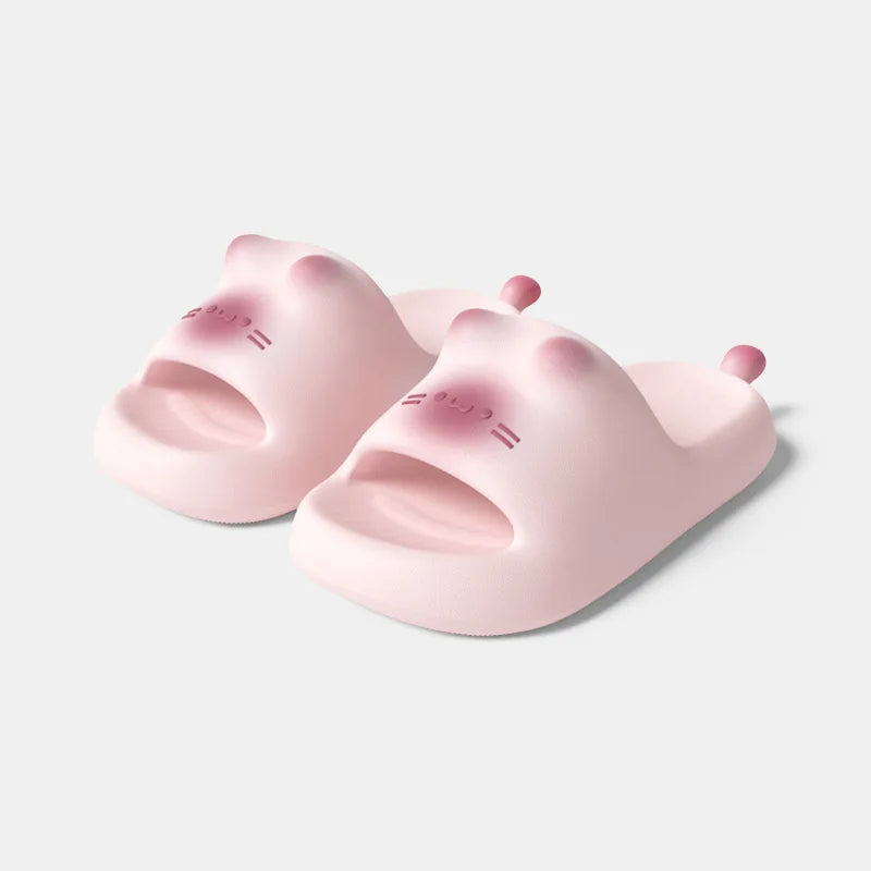 Cute Cat Slippers for Women | Lightweight Non-Slip Indoor Footwear