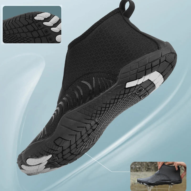 High Top Water Shoes | Versatile Diving, Swimming & Yoga Footwear