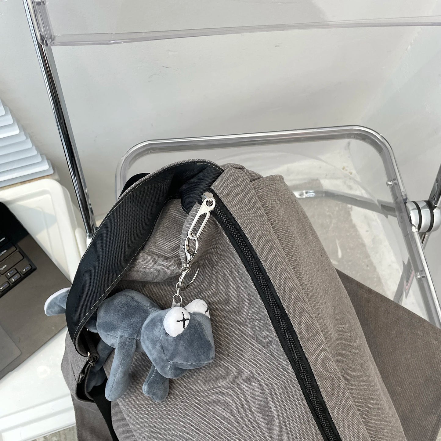 Men's Nylon Shoulder Tote Purse | Large Capacity Travel Bag
