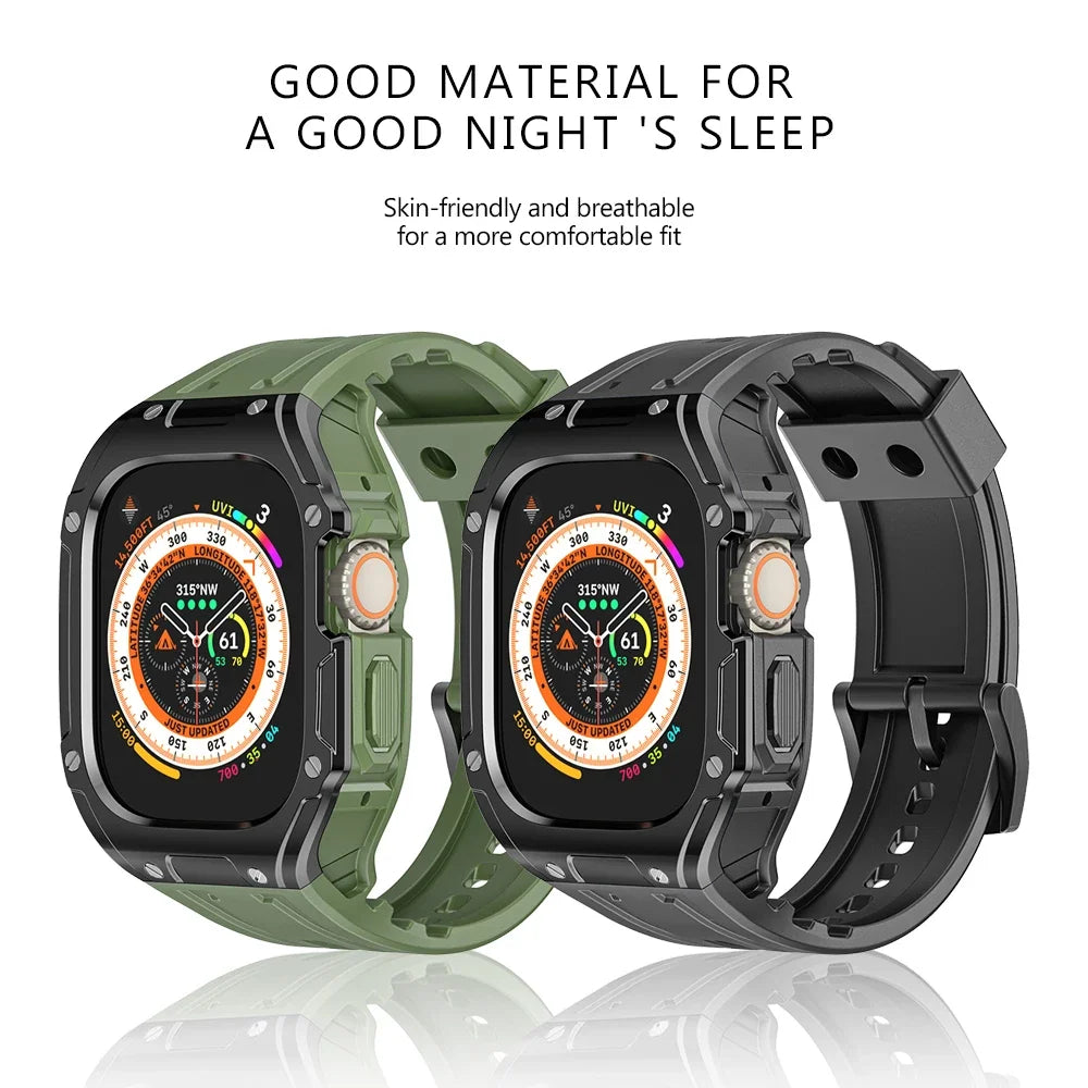 TPU Case and Sport Rubber Strap for 49mm Smartwatch | Durable & Stylish