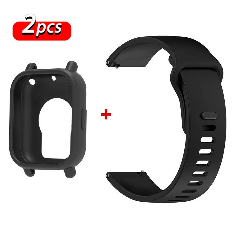Sporty Watch Strap & Case for Smartwatches | Adjustable & Durable