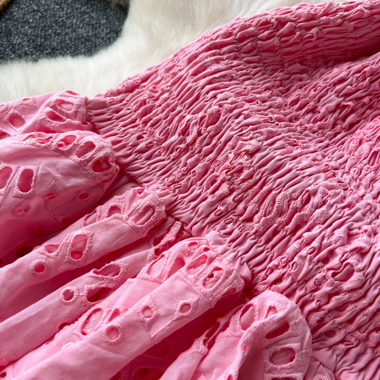 Chic Vintage Sleeveless Pleated Tube Dress for Summer Parties