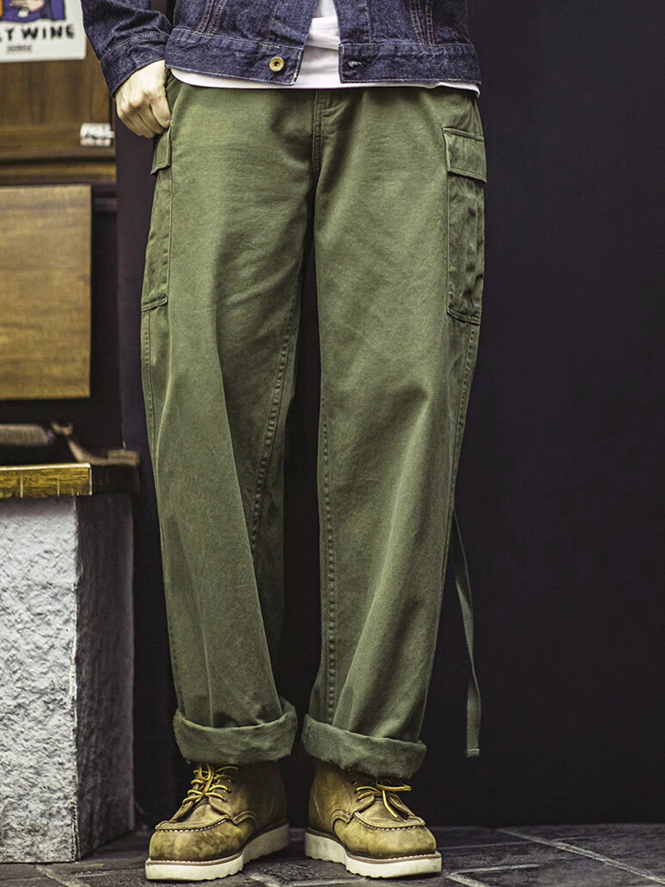 Men's Vintage Multi-Pocket Tactical Cargo Pants | All-Season Comfort