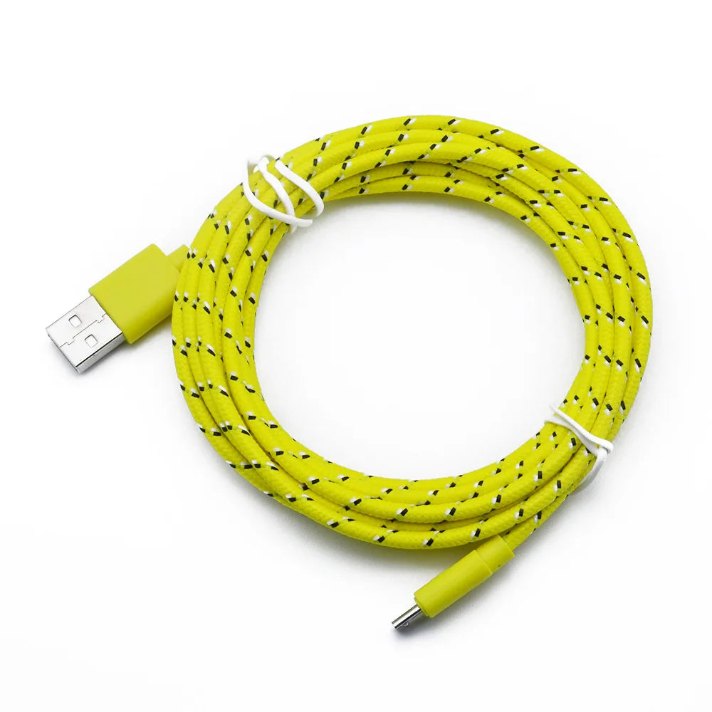 Nylon Braided Micro USB Cable | Fast Data Sync & Charger