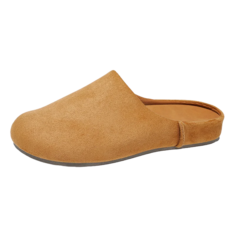 Comfortable Unisex Leather Slip-On Mules | Summer & Spring Flats