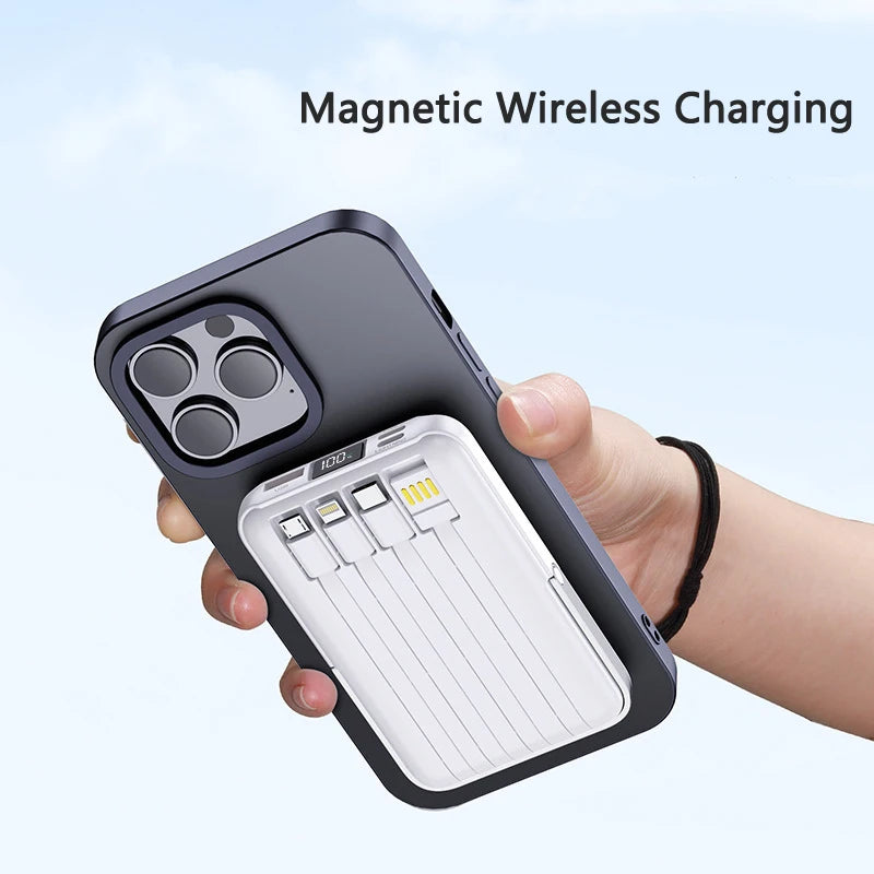20000mAh Magnetic Wireless Power Bank | Fast Charging & Portable