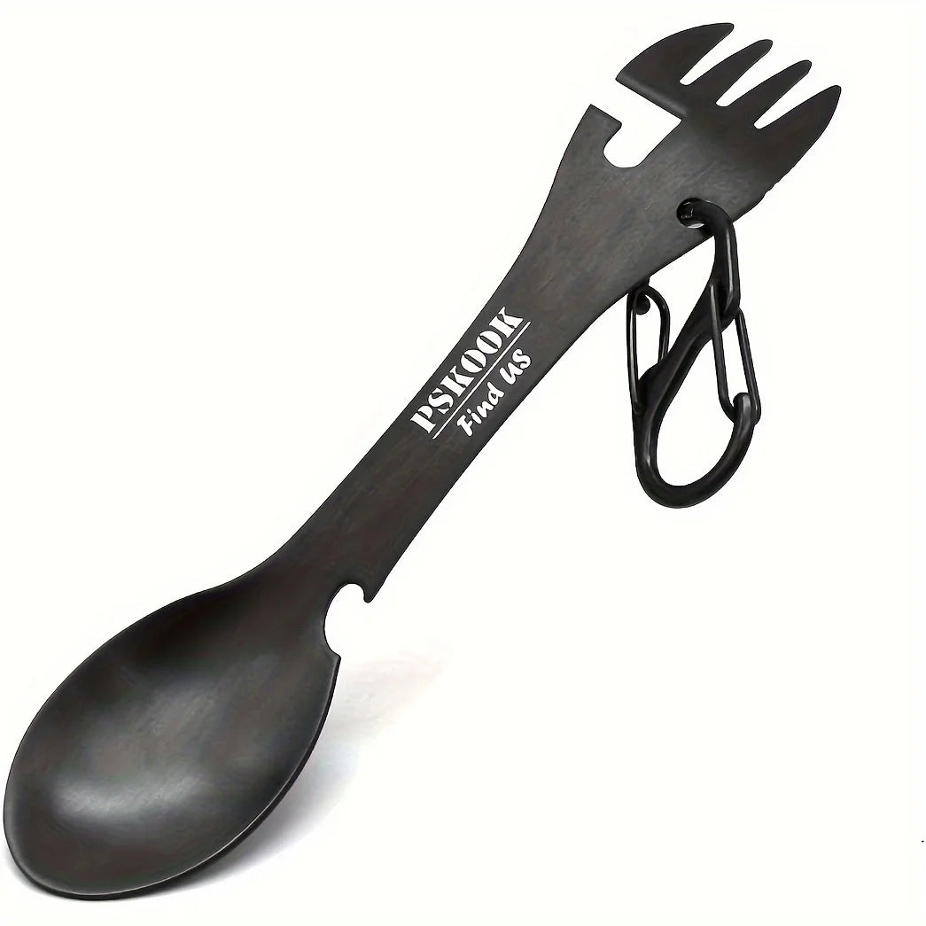 5 in 1 Outdoor Camping Multi-Functional Survival Utensil Set