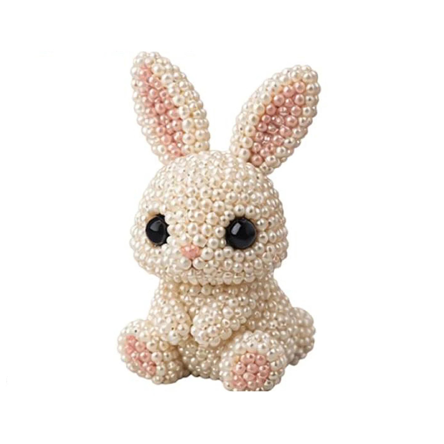 DIY 3D Animals Bead Craft Kit | Colorful Bead Embroidery Set