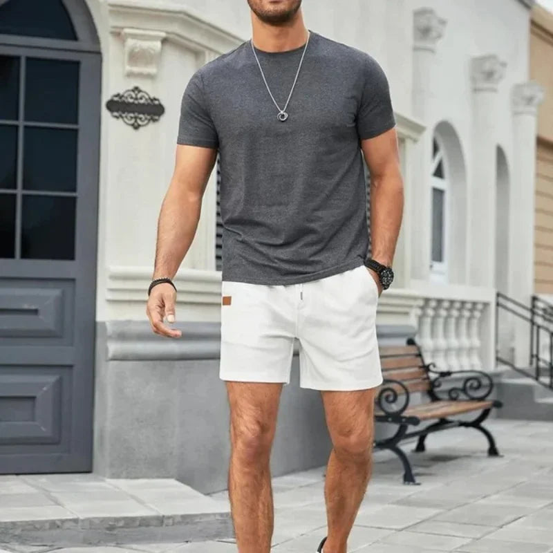 Men's Breathable Solid Color Sport Shorts | Perfect for Summer