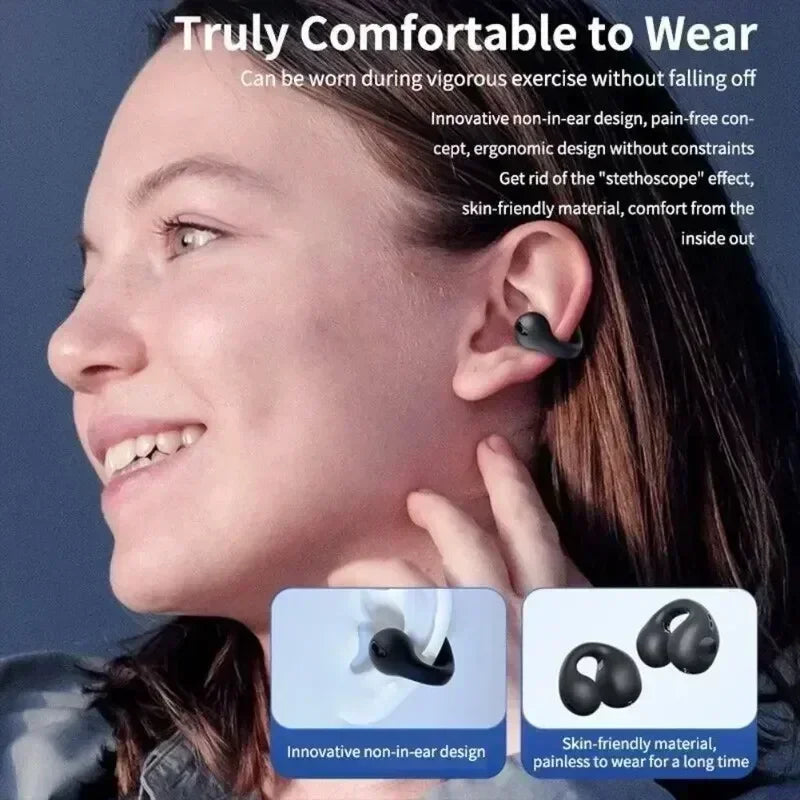 Bone Conduction Wireless Bluetooth Headphones | HiFi Waterproof Earphones