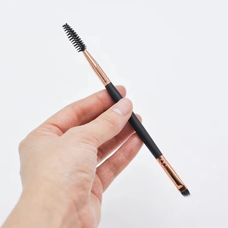 Professional Microbrow Eyebrow Brush | Dual-Use Brow Eyeliner & Concealer Brush with Wool Fiber Bristles 2026