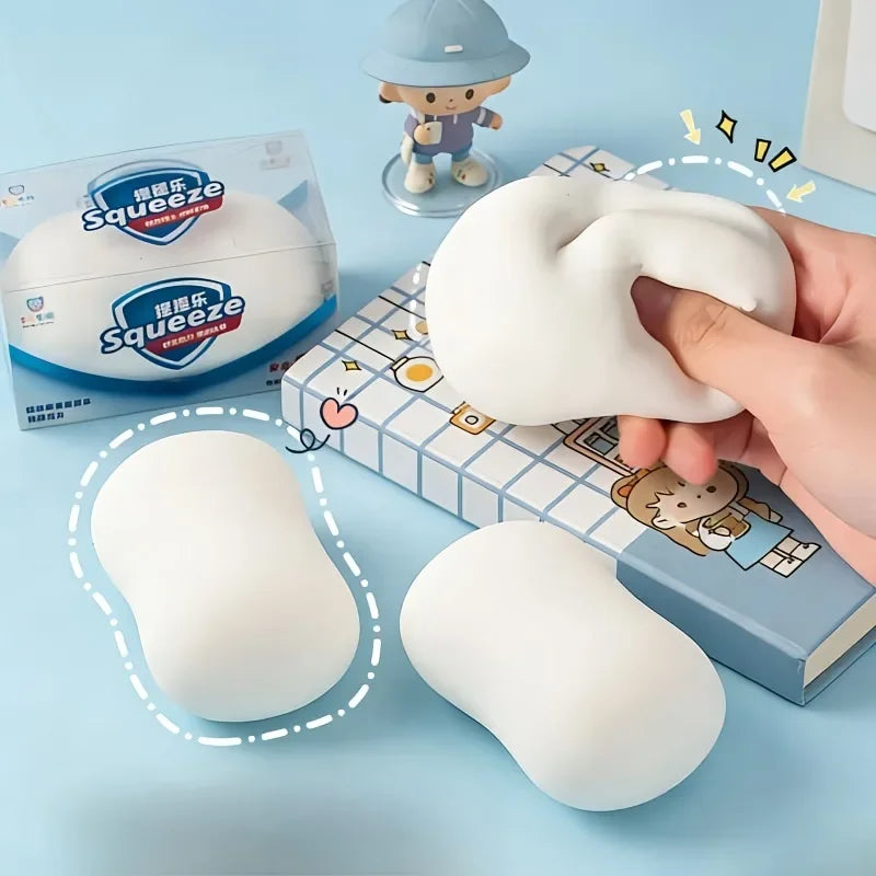 Squishy Soap Stress Relief Fidget Toy | Soft Anti-Anxiety Squeeze