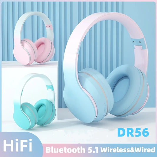 Wireless BT 5.1 Headphones | Stereo Sound Earphones for Gaming