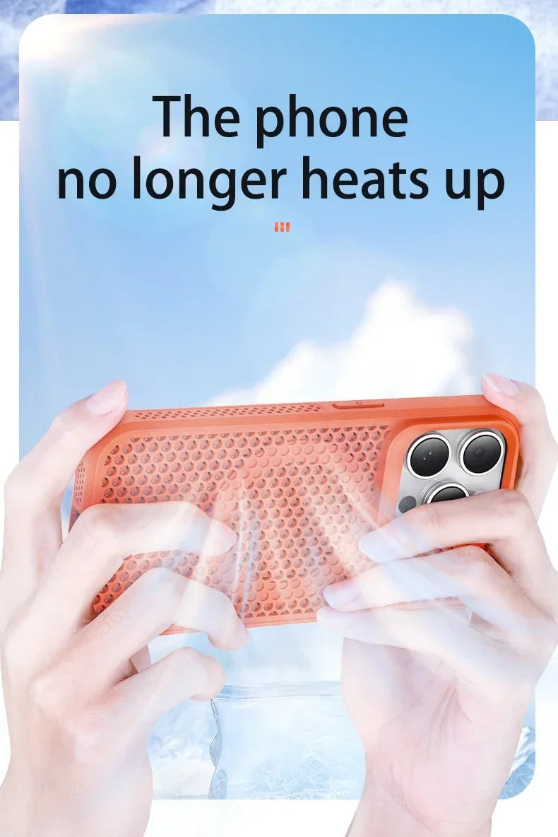 Cooling Heat Dissipation Phone Case | Magnetic Protection for iPhone