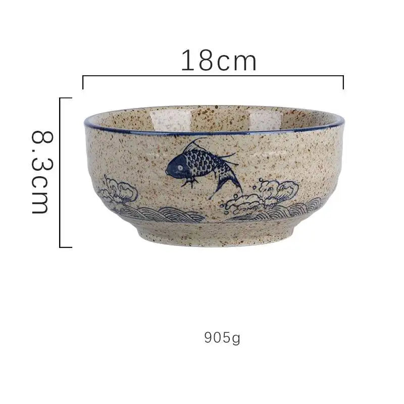 Elegante Bol de Cerámica para Ramen | Perfecto para Sopas y Fideos