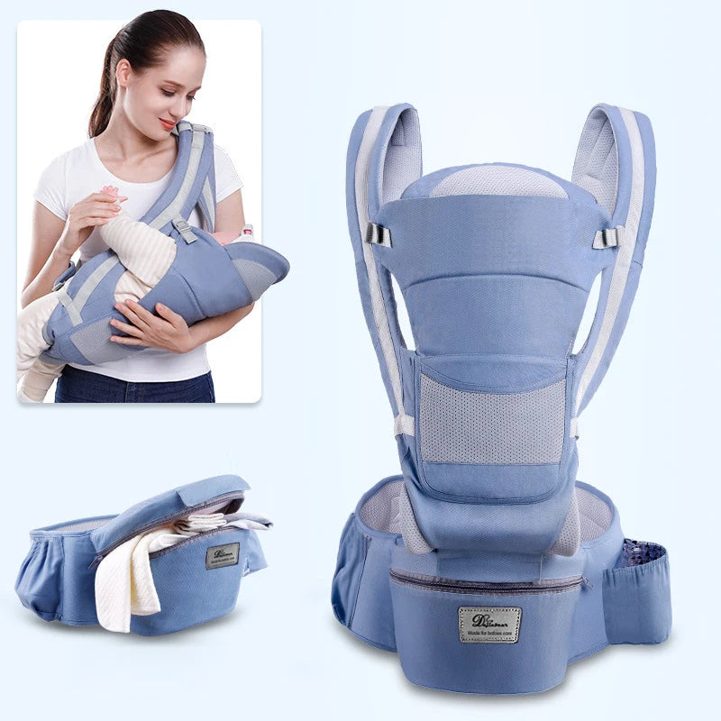 Ergonomic Baby Carrier Backpack | Comfortable Infant Hipseat Carrier