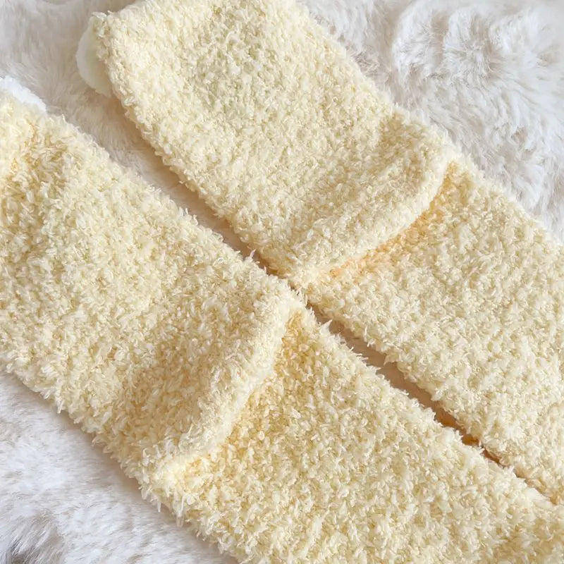 Cute Women's Winter Fluffy Socks | Cozy Fuzzy Animal Crew Socks