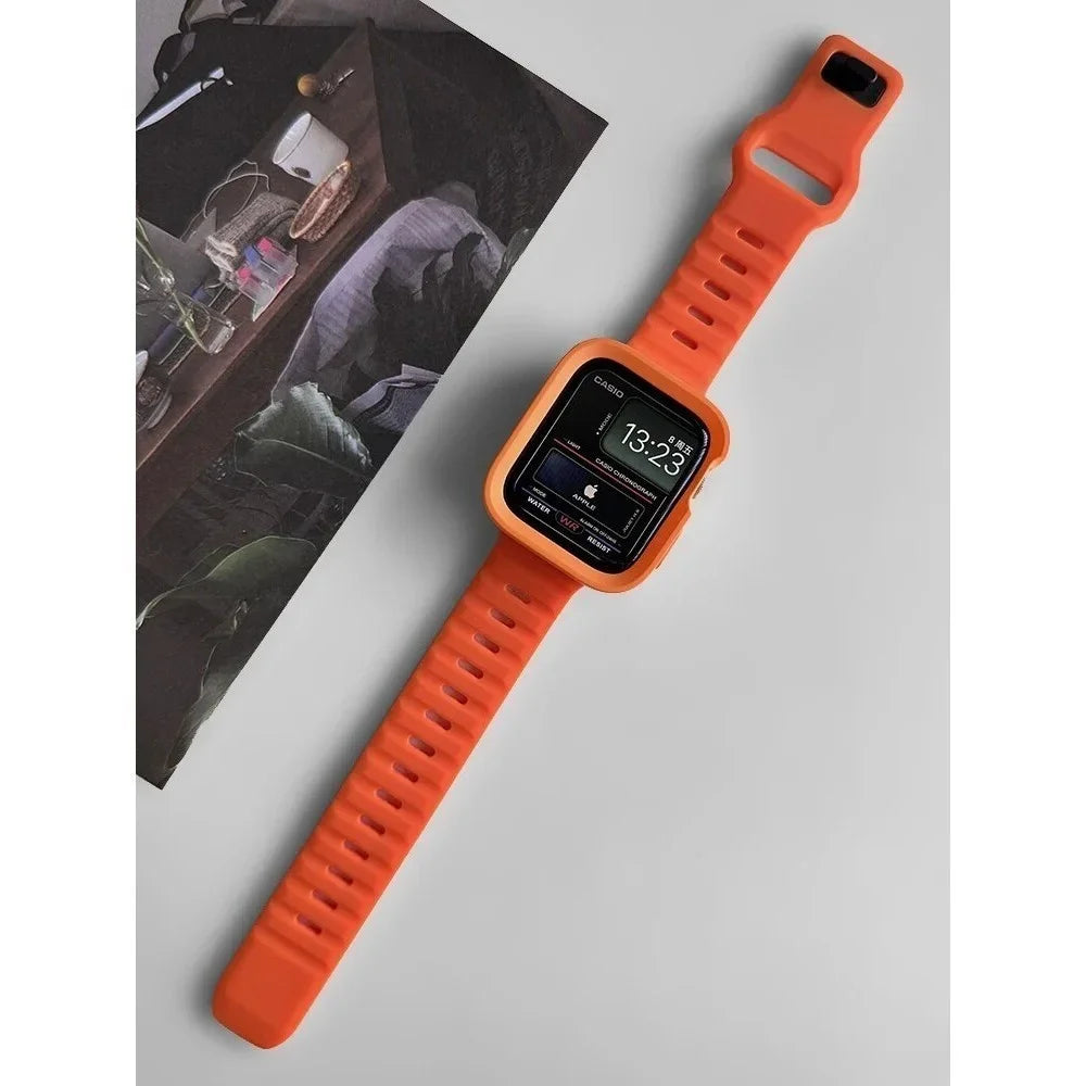 Candy Silicone Case & Strap for All Apple Watch Sizes