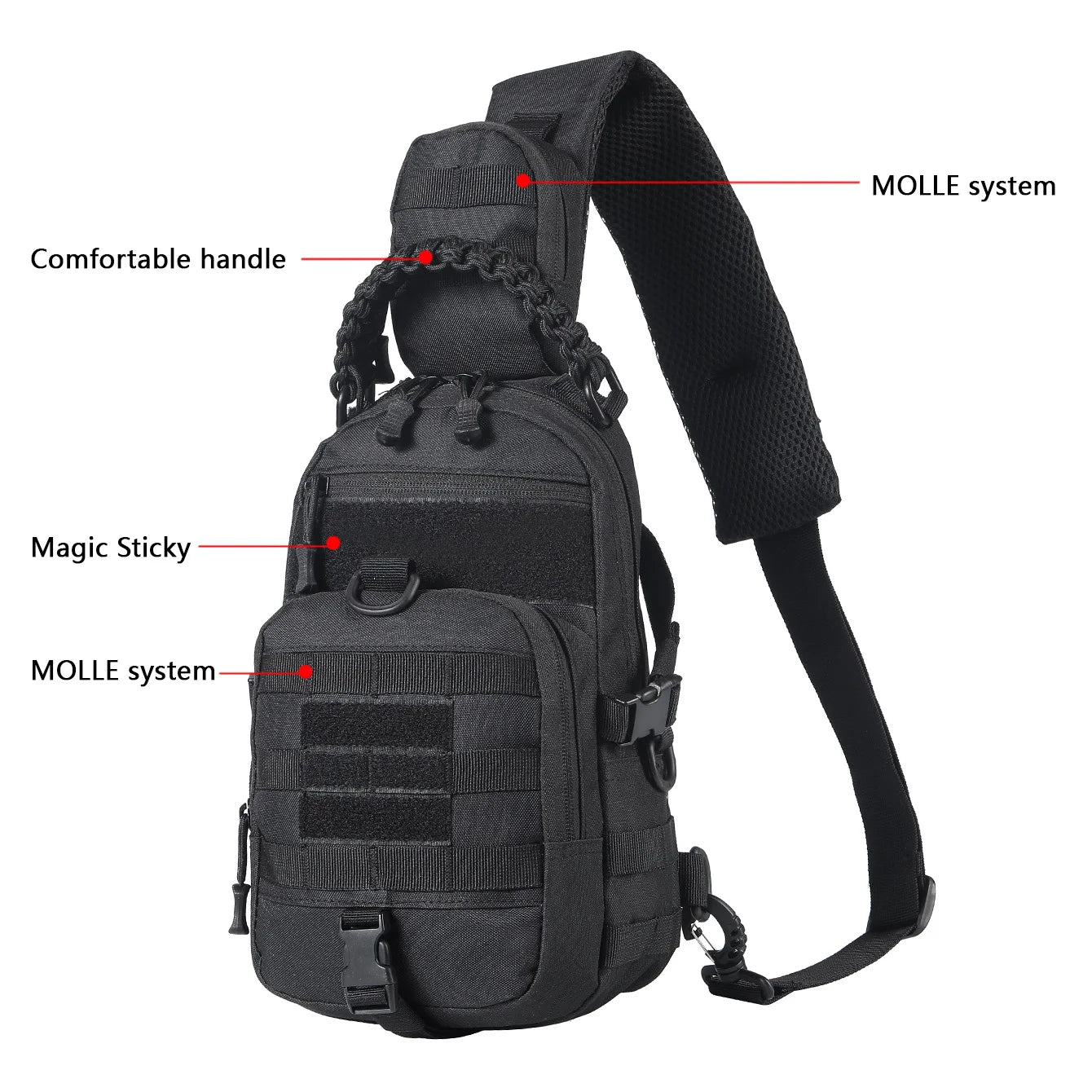 Mochila de Pecho Táctica para Acampada | El Compañero Definitivo para Exteriores