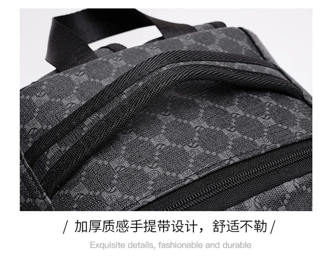 Multifunctional Leather Backpack for Men | Stylish Travel & Work Bag