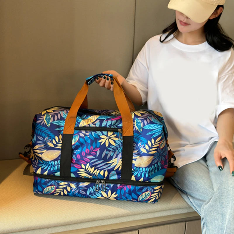 Large-Capacity Travel Bag | Waterproof Sports Fitness Luggage