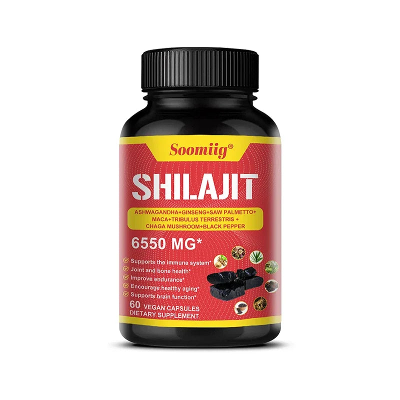 Pure Himalayan Shilajit Capsules | Support Healthy Aging & Recovery