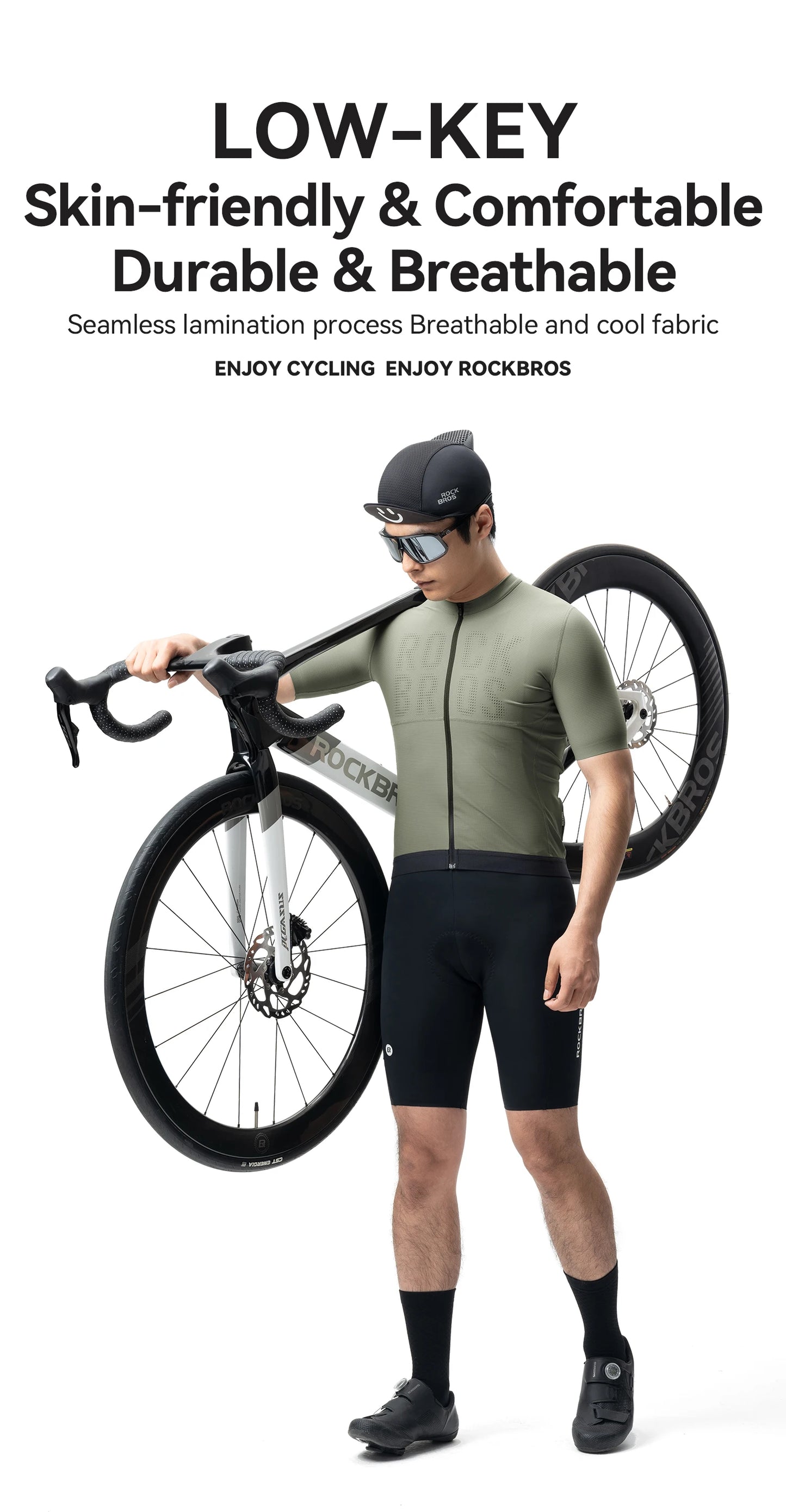 Men's Lightweight Summer Cycling Jersey | Breathable Short Sleeve Wear