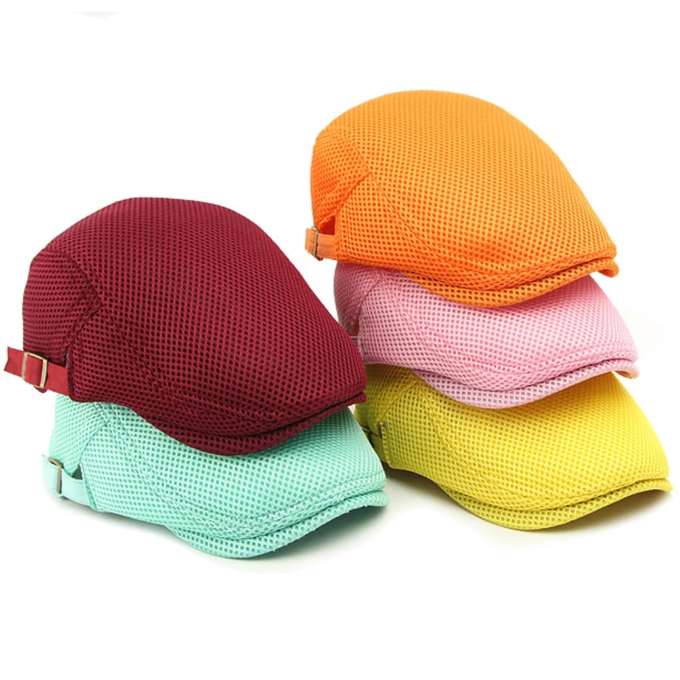 Stylish Unisex Beret Caps | Breathable Sun Hats for Summer