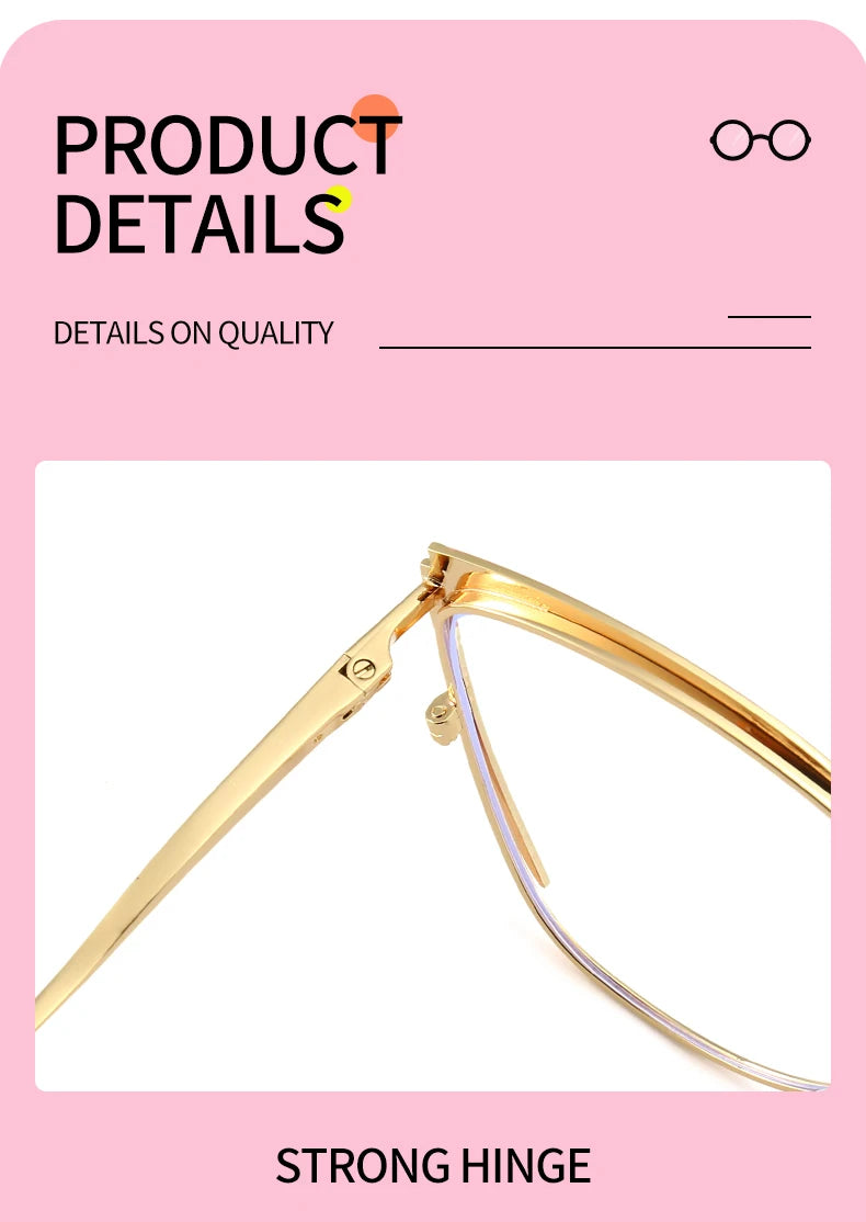 Personalized Cat Eye Glasses for Women | Customizable Style & Comfort