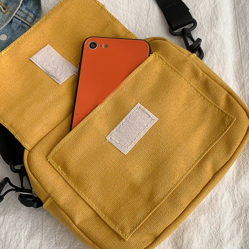 Stylish Canvas Handbag for Women | Mini Crossbody Shoulder Bag