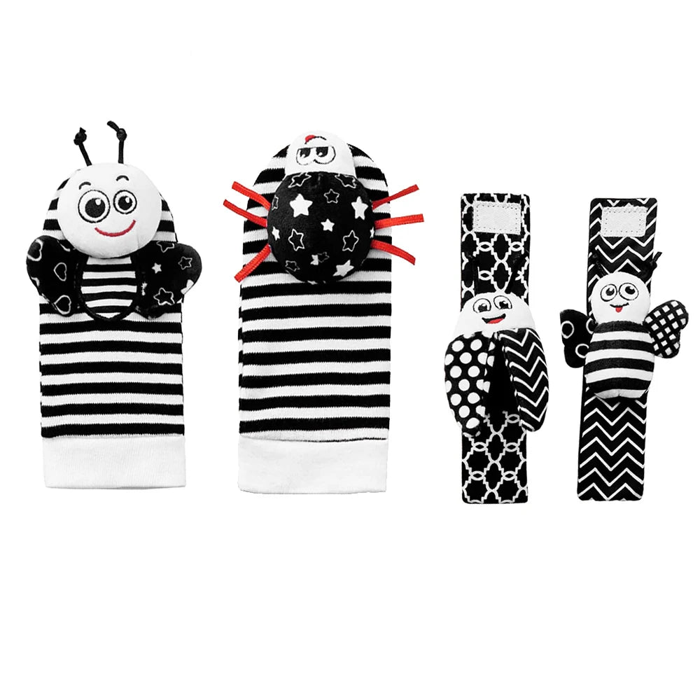 Cute Baby Rattle Socks Set for Infants | Fun and Safe Toys