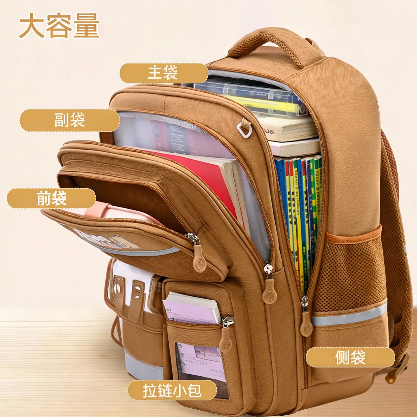 Cute Capybara School Bags for Kids | Fun Backpack Set