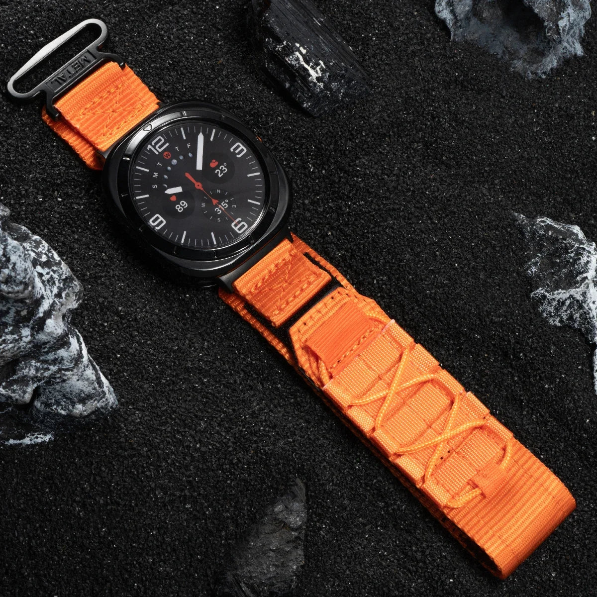 No Gaps Nylon Strap for Galaxy Watch 7 Ultra | Quick Fit Sports Band